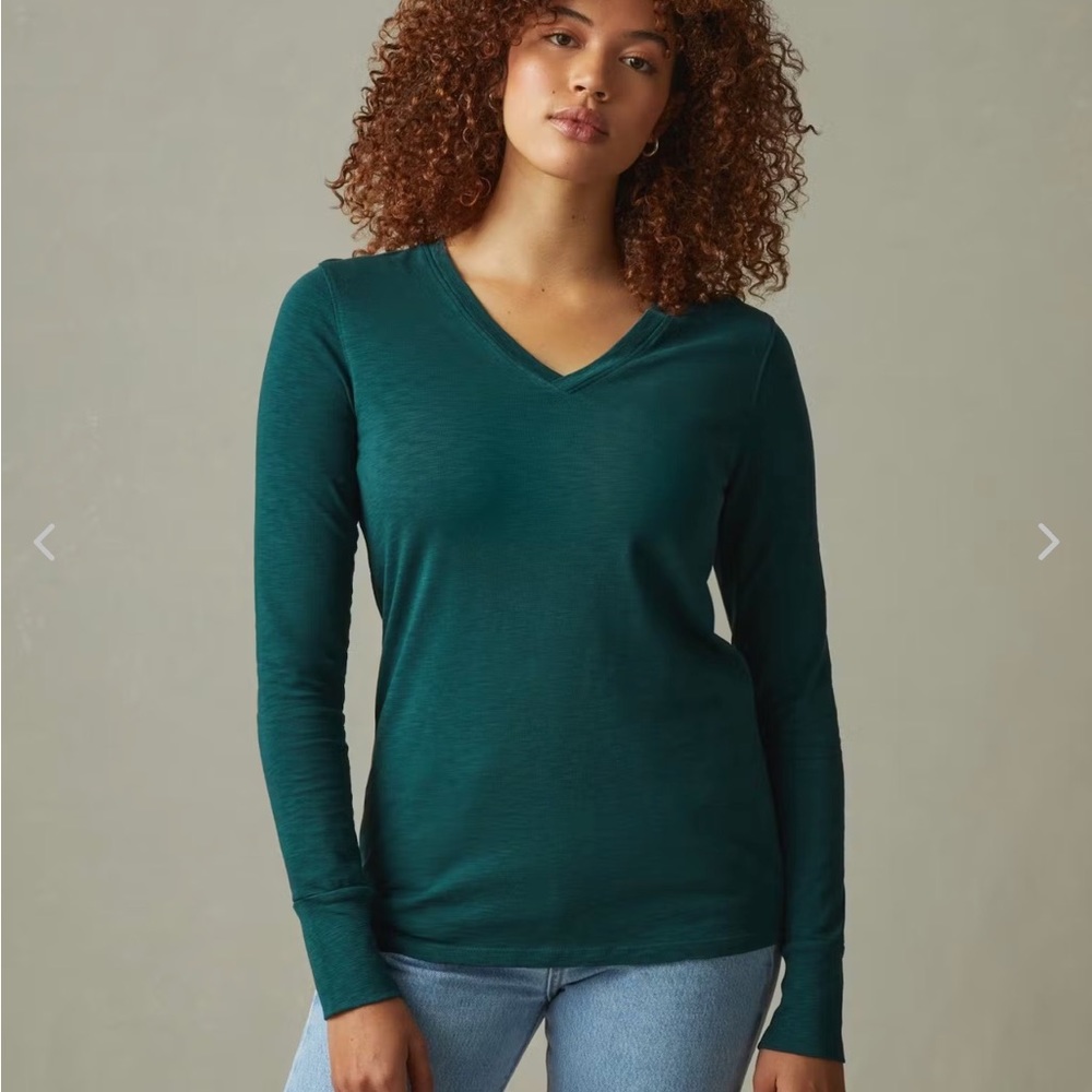 American Giant Premium V-neck Long Sleeve